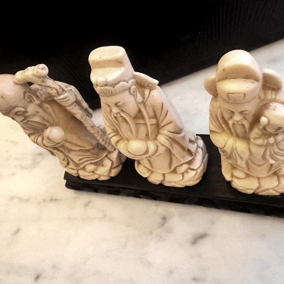 Chinese Gods of Fu Lu Shou figurine - Picture 12 of 12